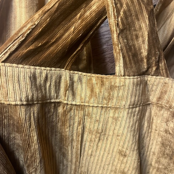 Moon River Tan Corduroy Mini Pinafore Dress NWT - Picture 12 of 13